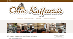 Desktop Screenshot of omas-kaffeestube.info
